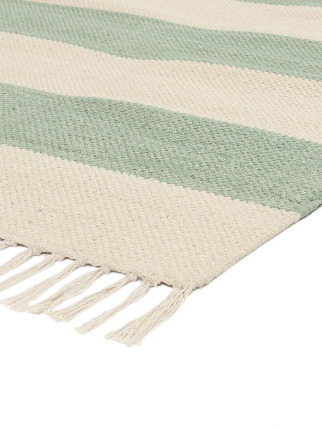 
    Cotton stripe - Vert menthe - 80 x 300 cm
  