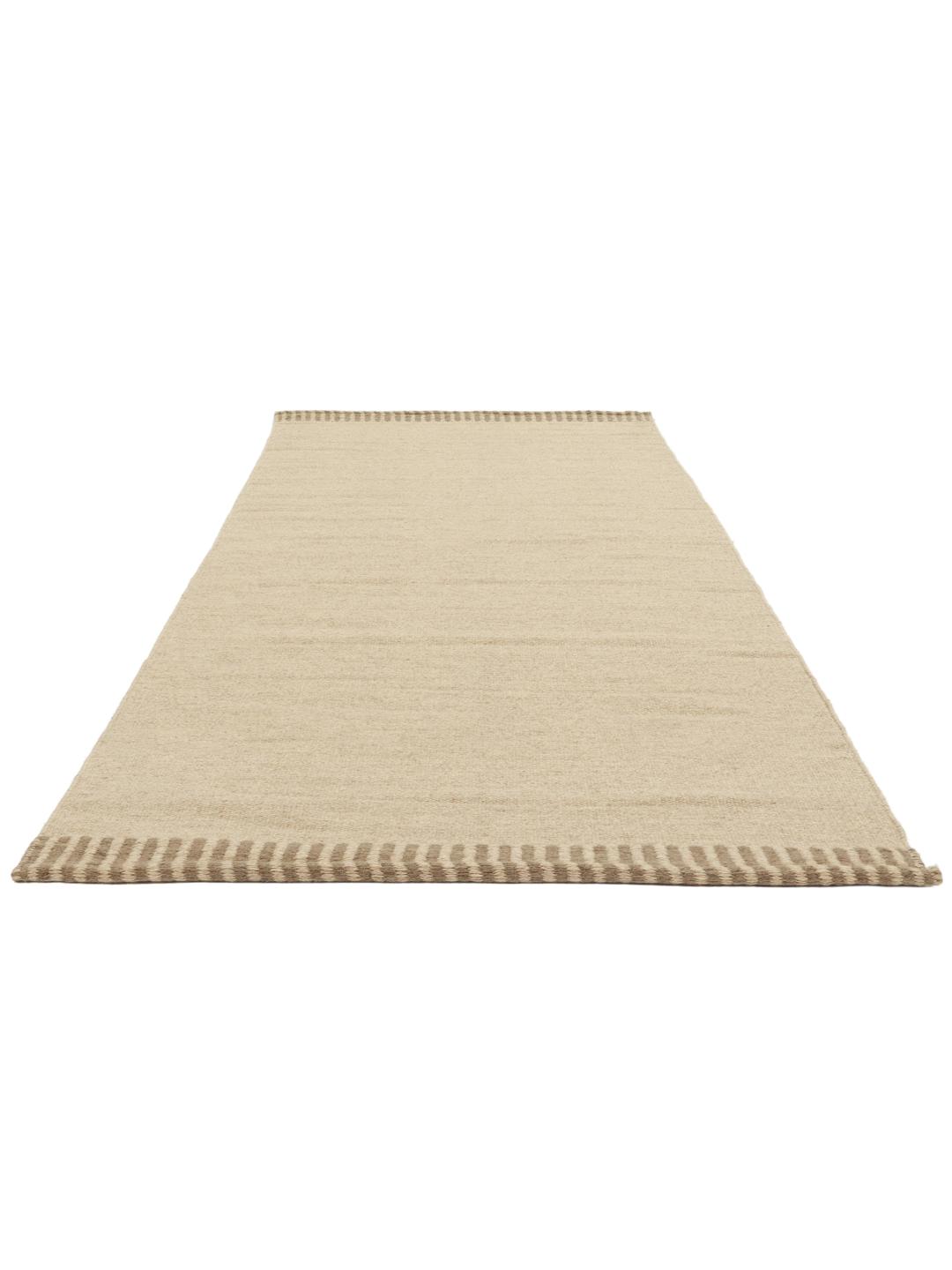 Beige løbertæppe