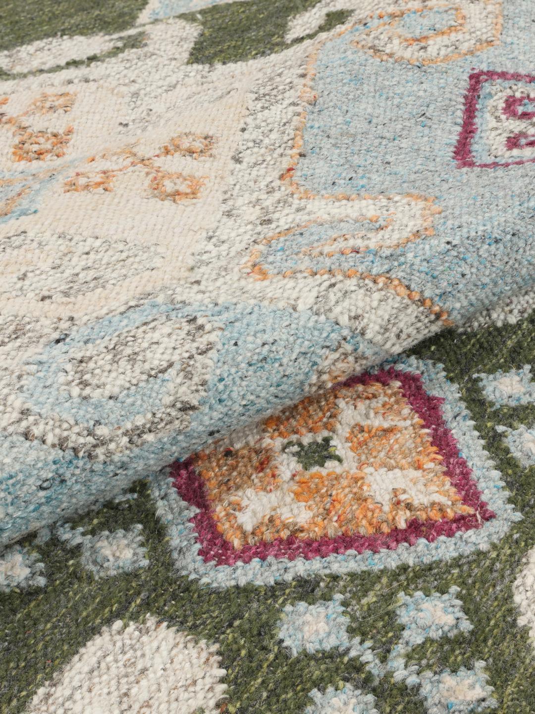 Tapis de couloir multicolore
