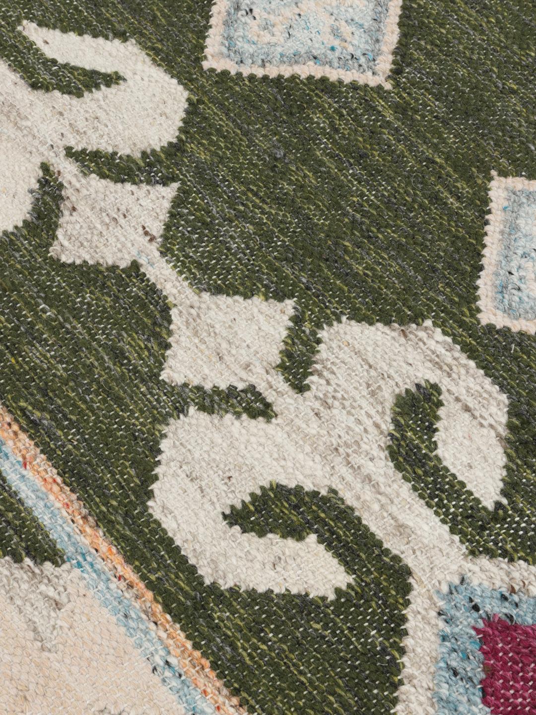 Tapis de couloir multicolore