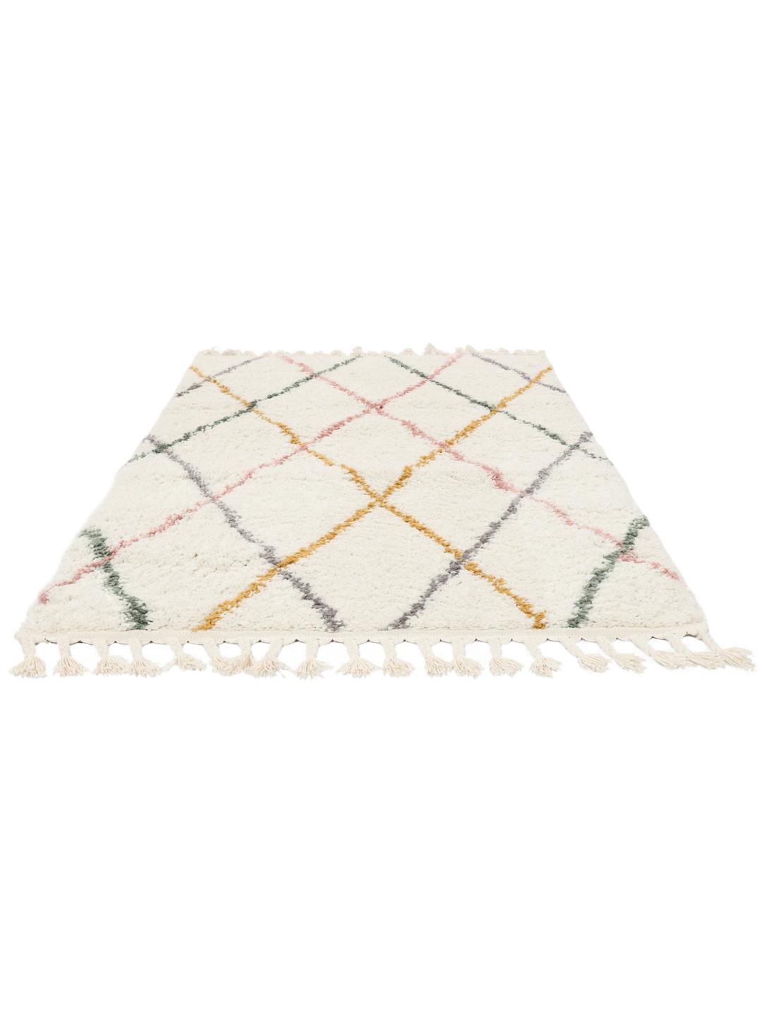 wit multicolour vloerkleed