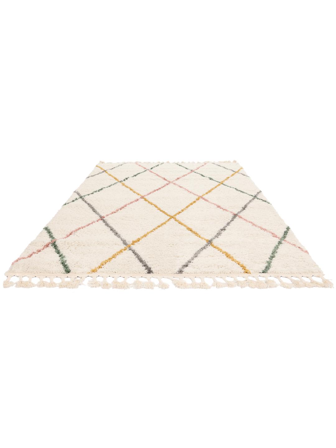 wit multicolour vloerkleed