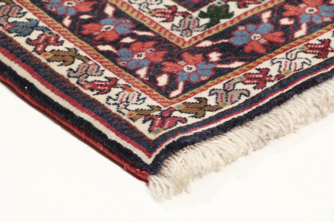 Met de hand geknoopt Gabbeh Kashkooli tapijt van Wool uit het Midden-Oosten in rood en beige