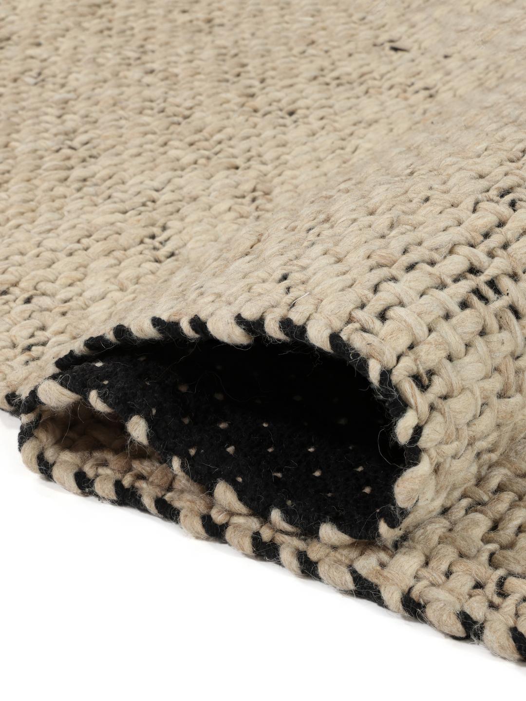 Rugvista core Arowana Beige / Black 200 x 300 cm Wool Rug Rugvista