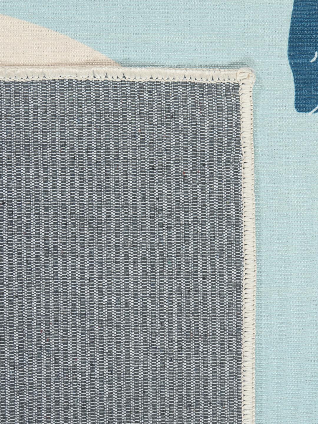 essential - Mia - Beige / Blauw 160 x 230 cm Jute Vloerkleed