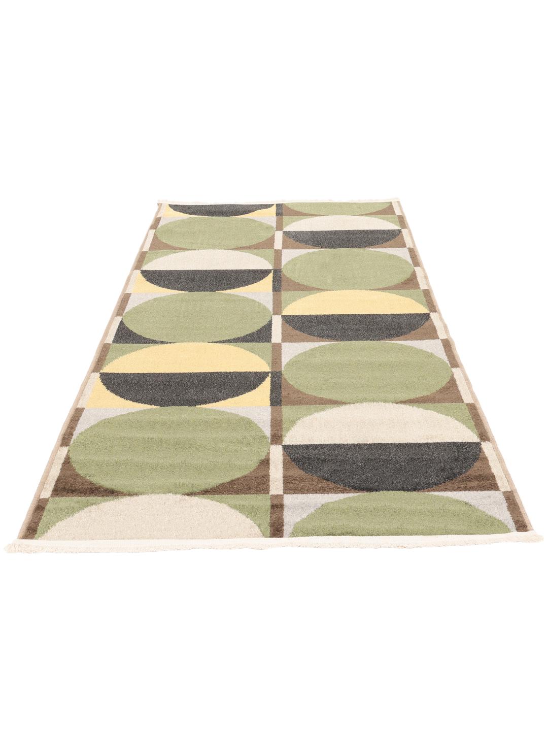 tapis de couloir en vert