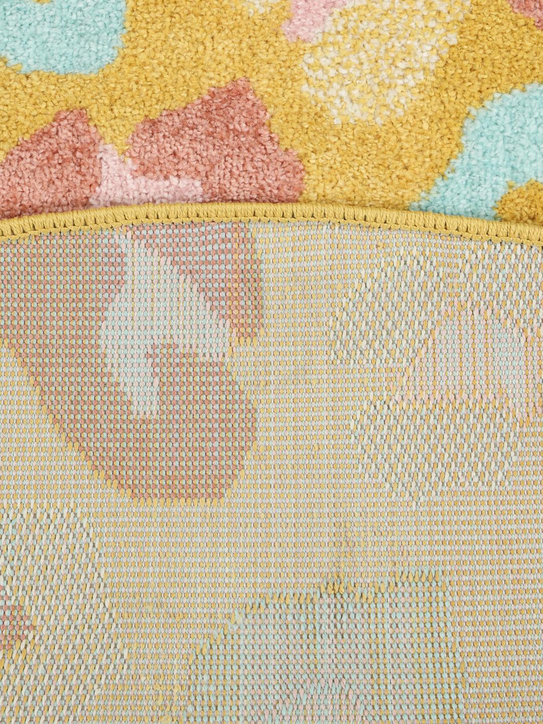 Leopold - Yellow / Multicolor - Ø 150 cm