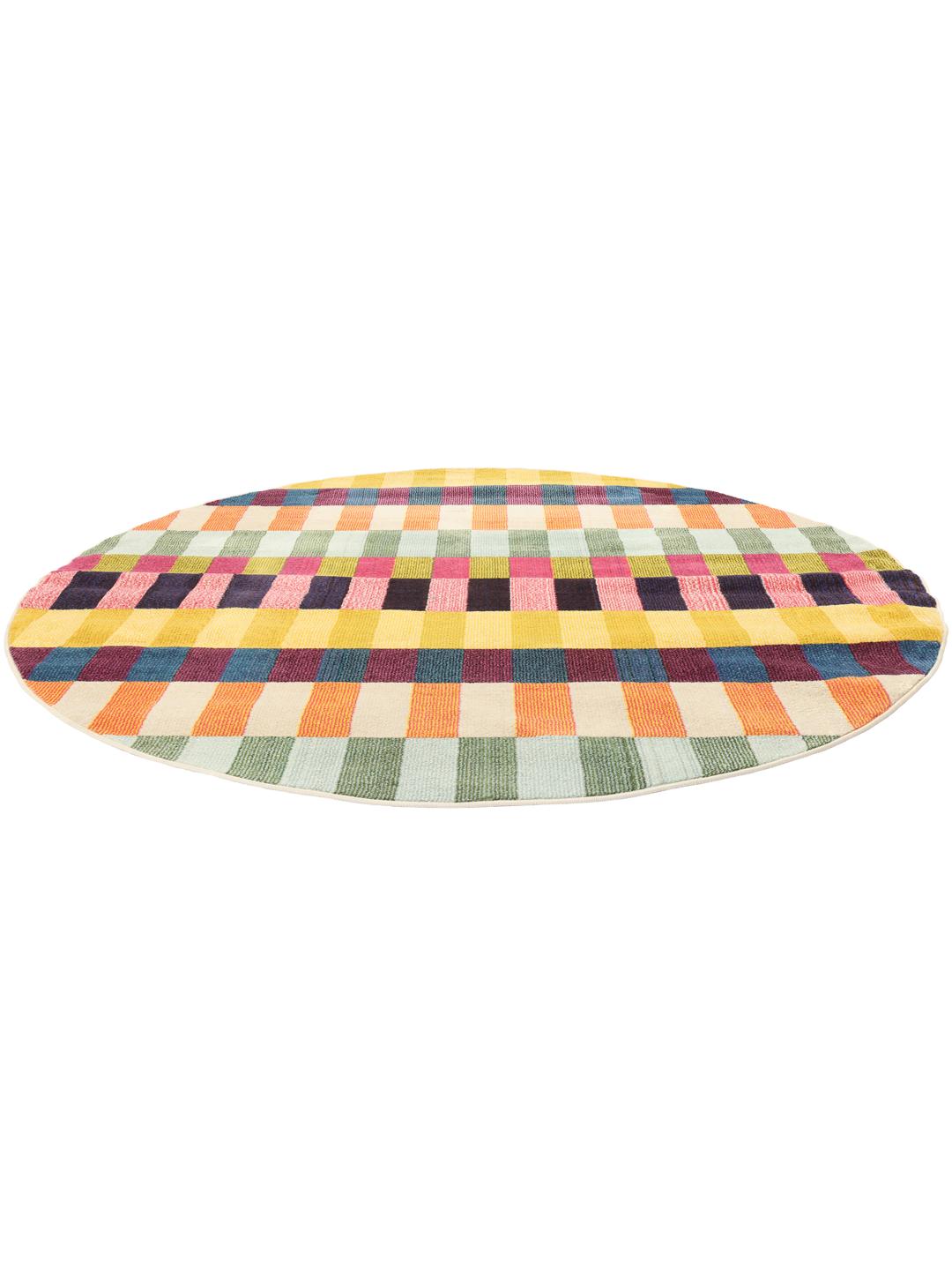 Rugvista essential - Flor - Multicolor, Rond Ø 200 cm Vloerkleed - Rugvista