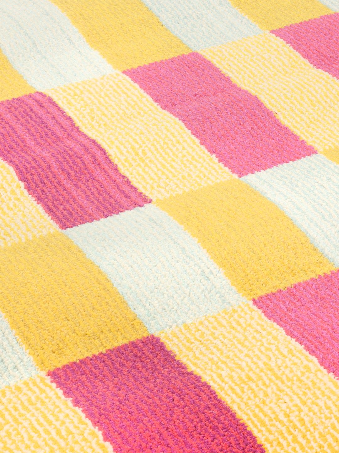 Rugvista essential - Flor - Rosa / Gul, Rundt Ø 200 cm Teppe - Rugvista