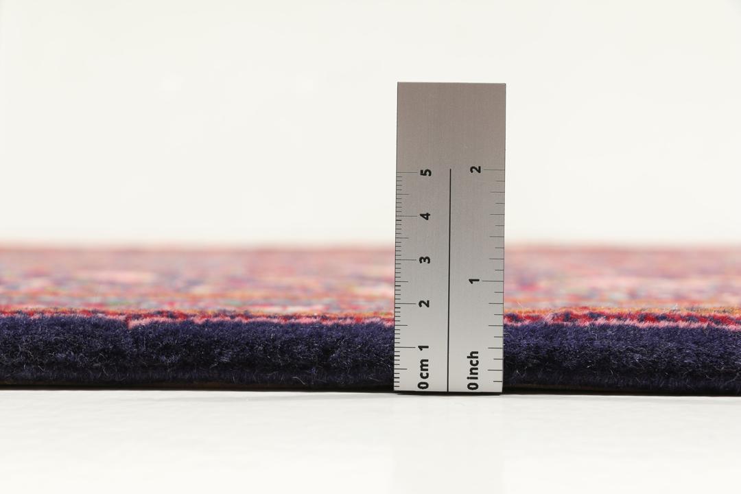 Hand-knotted Hamadan rug from the Middle East in multicolor