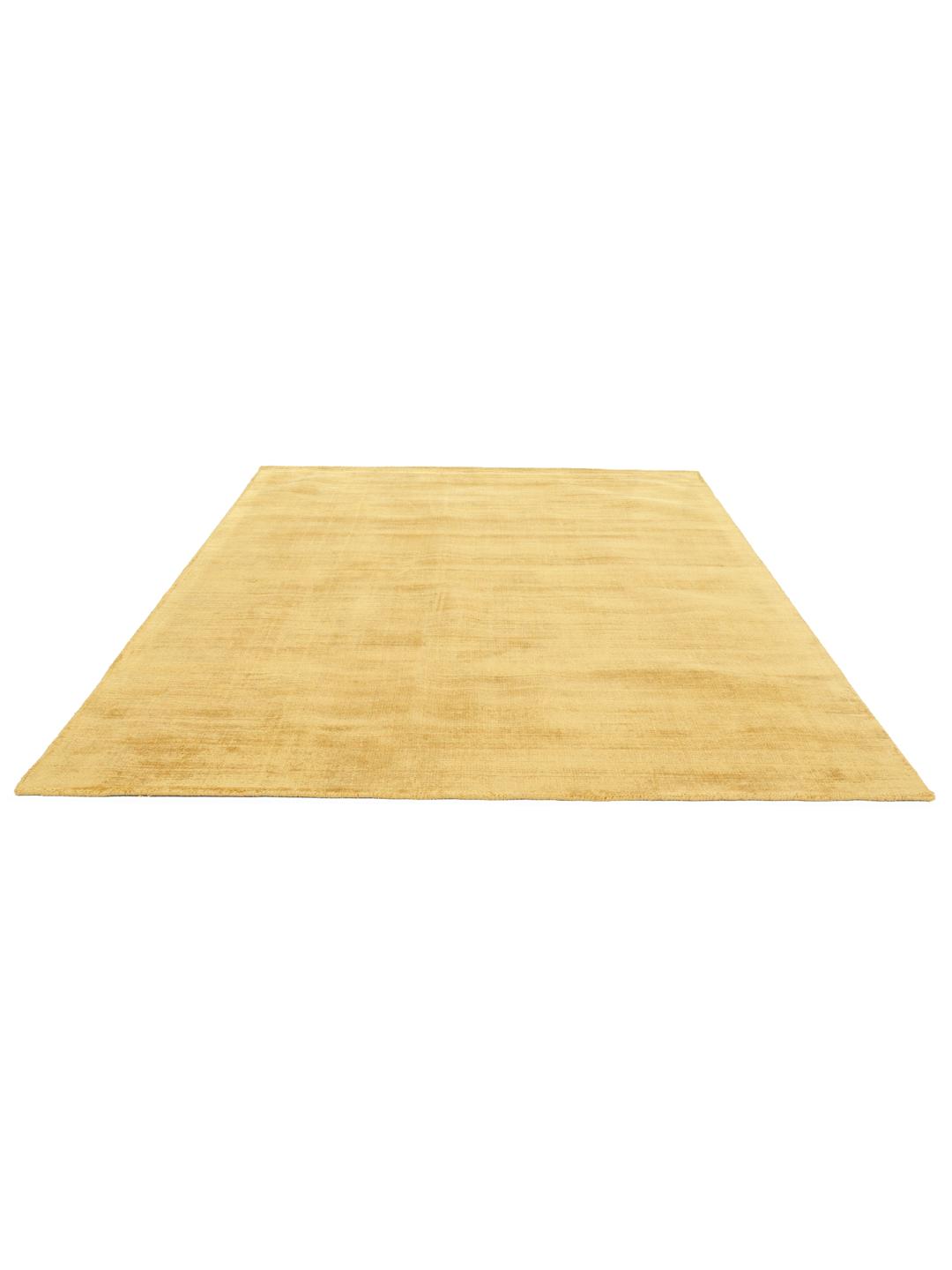 Tapis En Peau Vachette 120x180 Cm – Doré Effet Patchwork – Fait Main – Inde