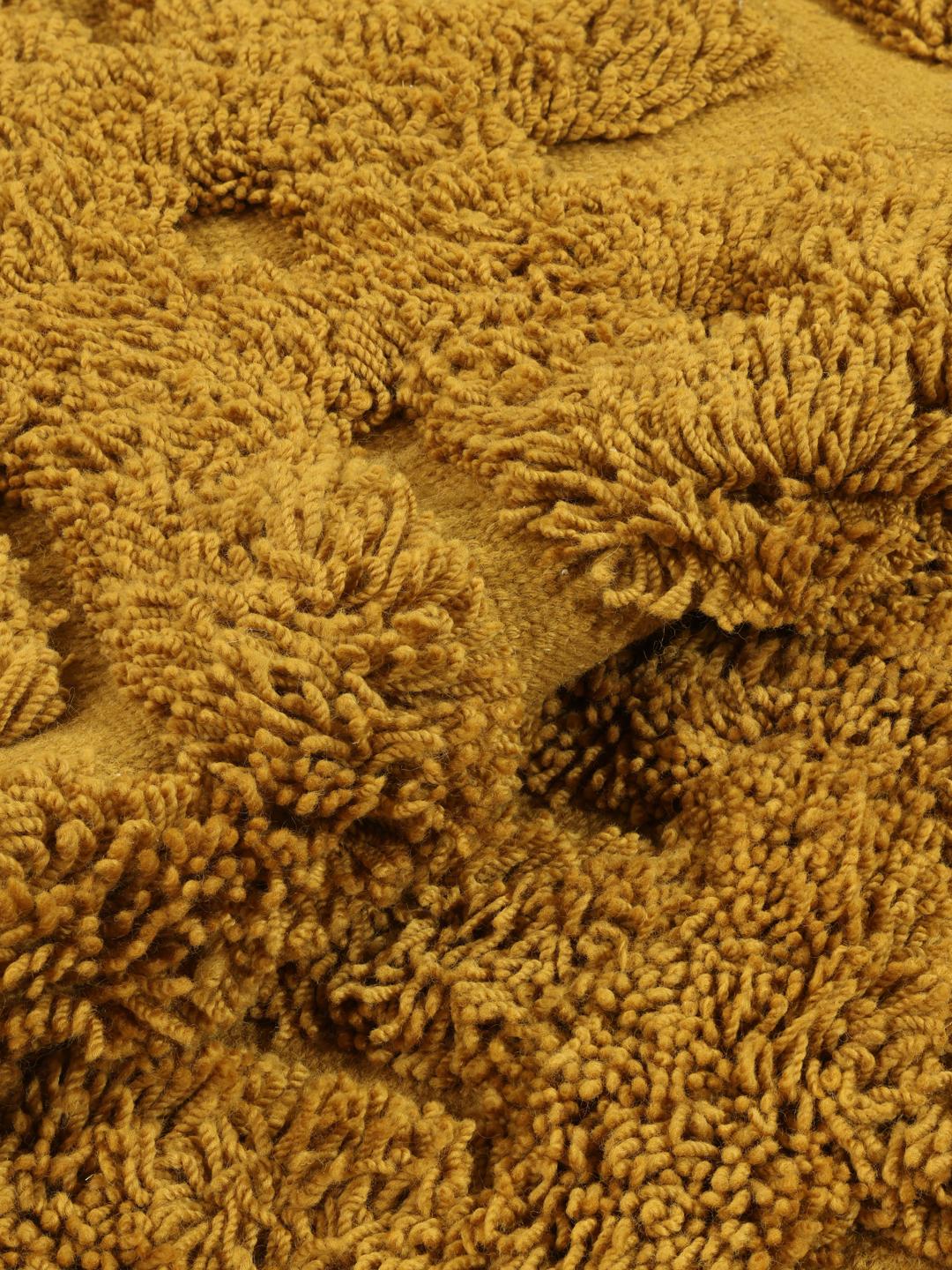 Gele loper met hoog-laag pooltextuur