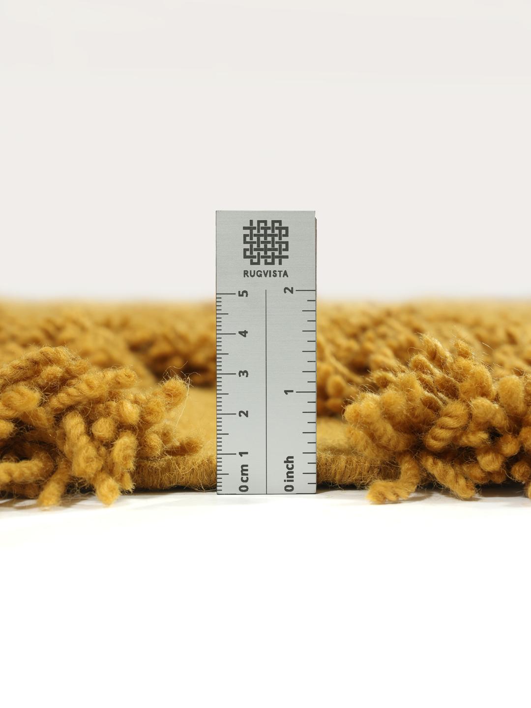 Gele loper met hoog-laag pooltextuur