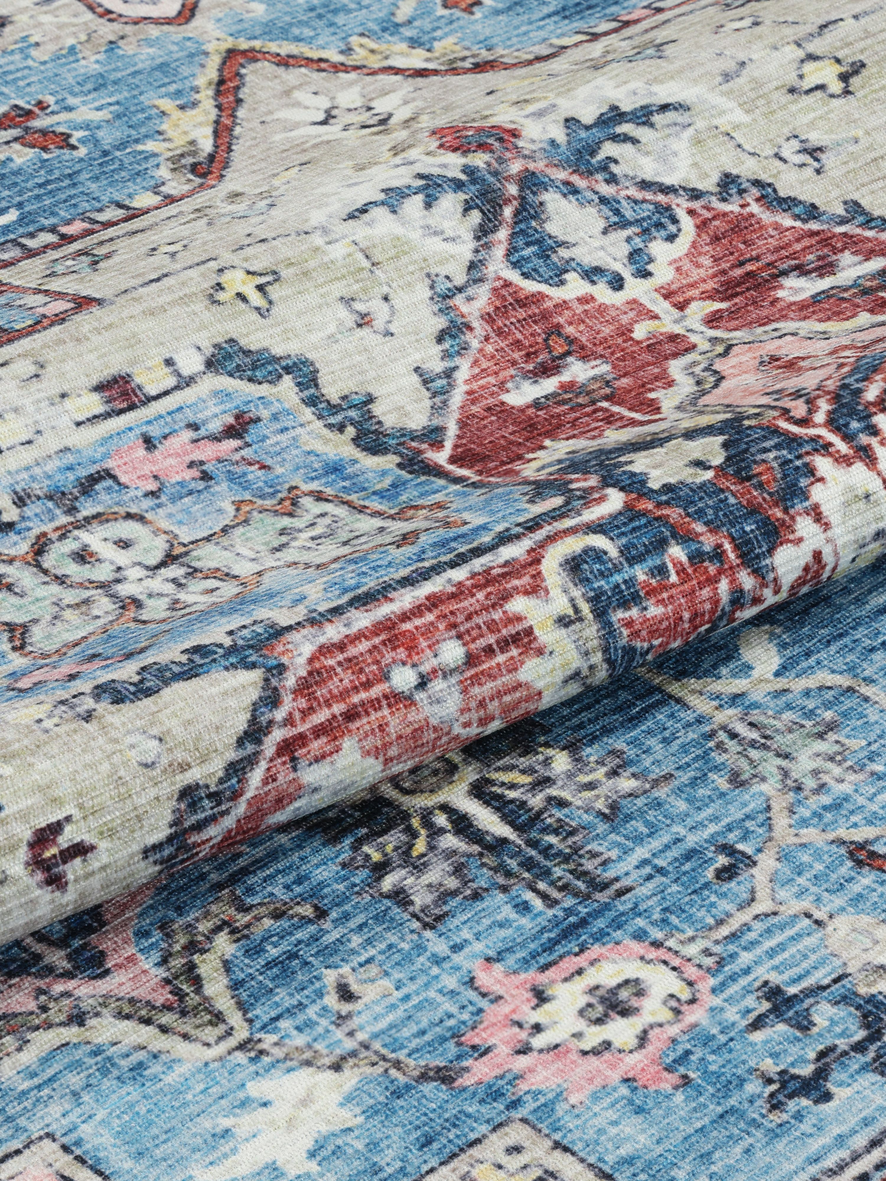 Rugvista essential - Georgia Oriental - Blue / Multicolor 300 x