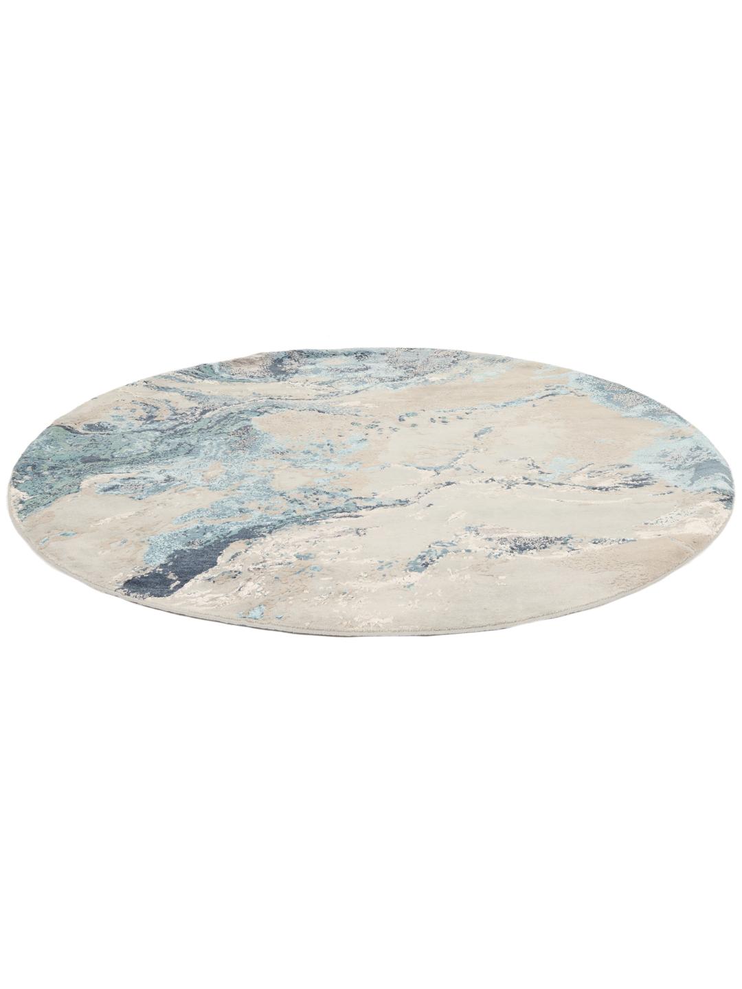 Contemporary Designs - Grey / Dark blue - 205 x 205 cm