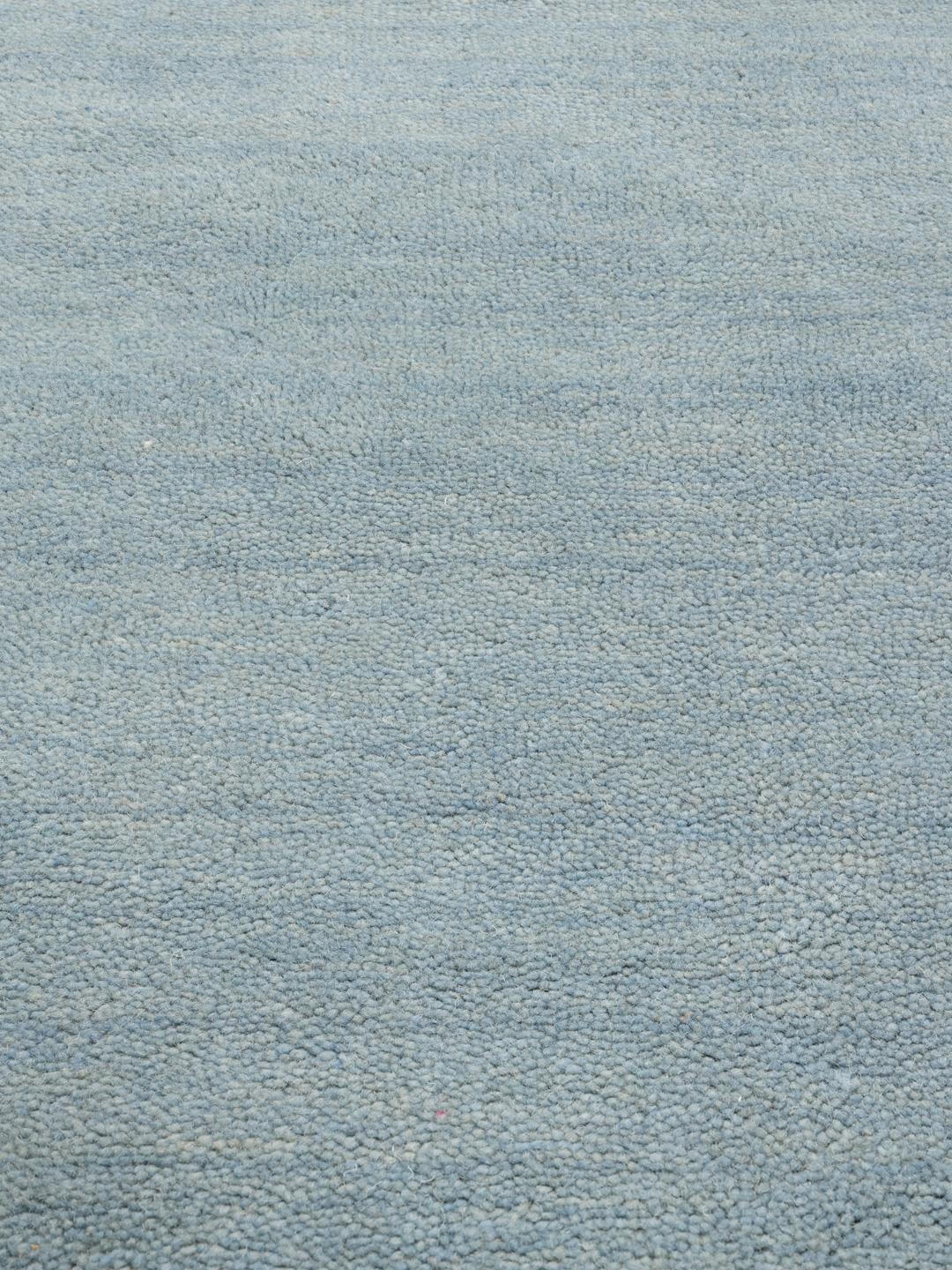 Handloom fringes - Lichtblauw - 160 x 230 cm