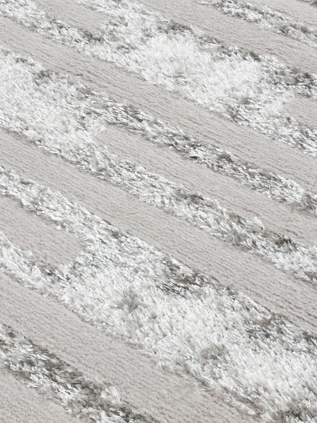 Miles - Grey / Silver grey - 200 x 300 cm