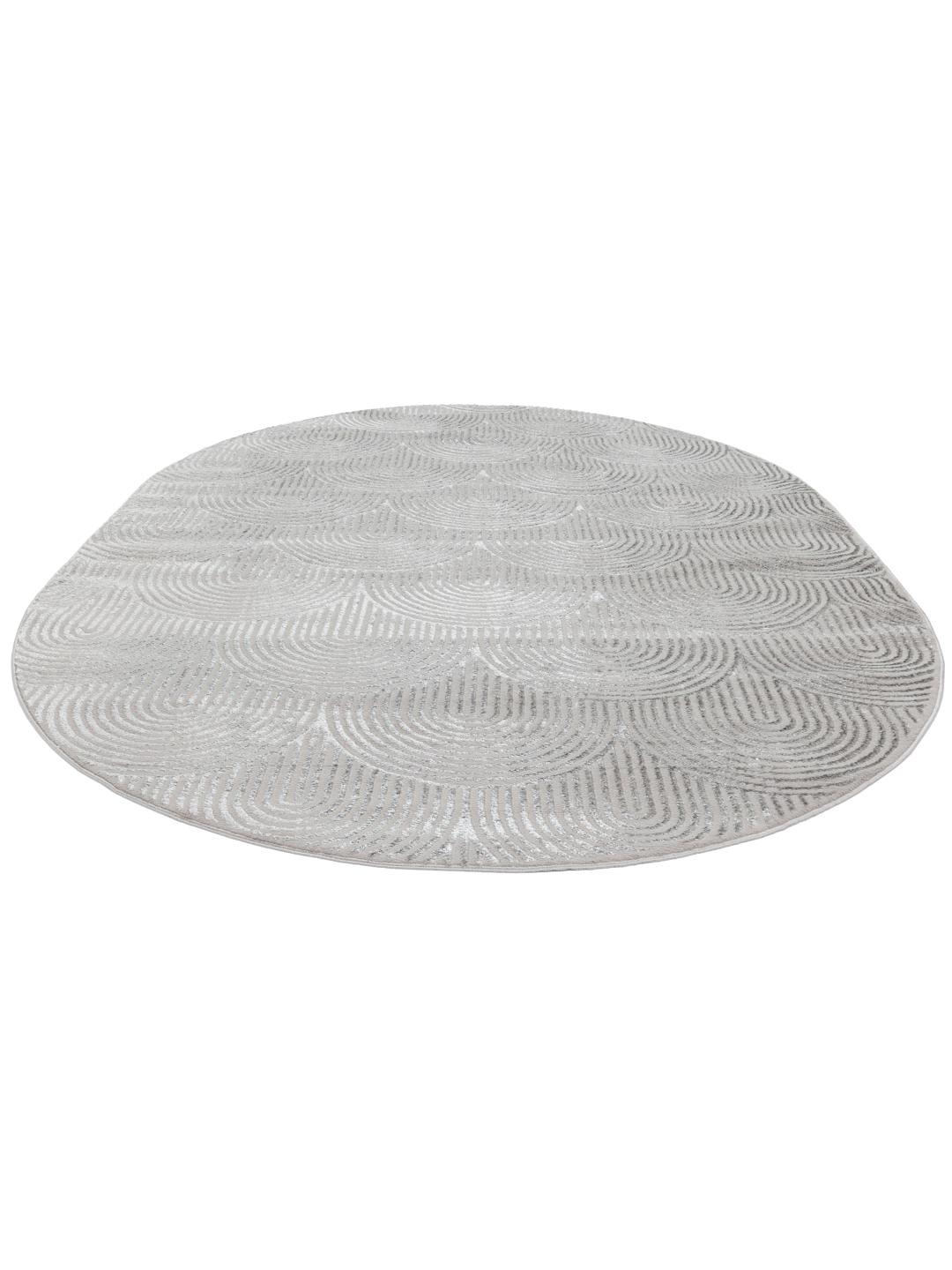 Rugvista essential - Art Deco - Gris / Gris Argenté 300 x 400 cm Tapis ...