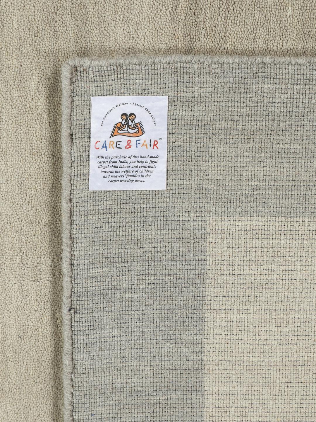 Rugvista premium - Handloom Frame - Greige 300 x 300 cm Wool Rug - Rugvista