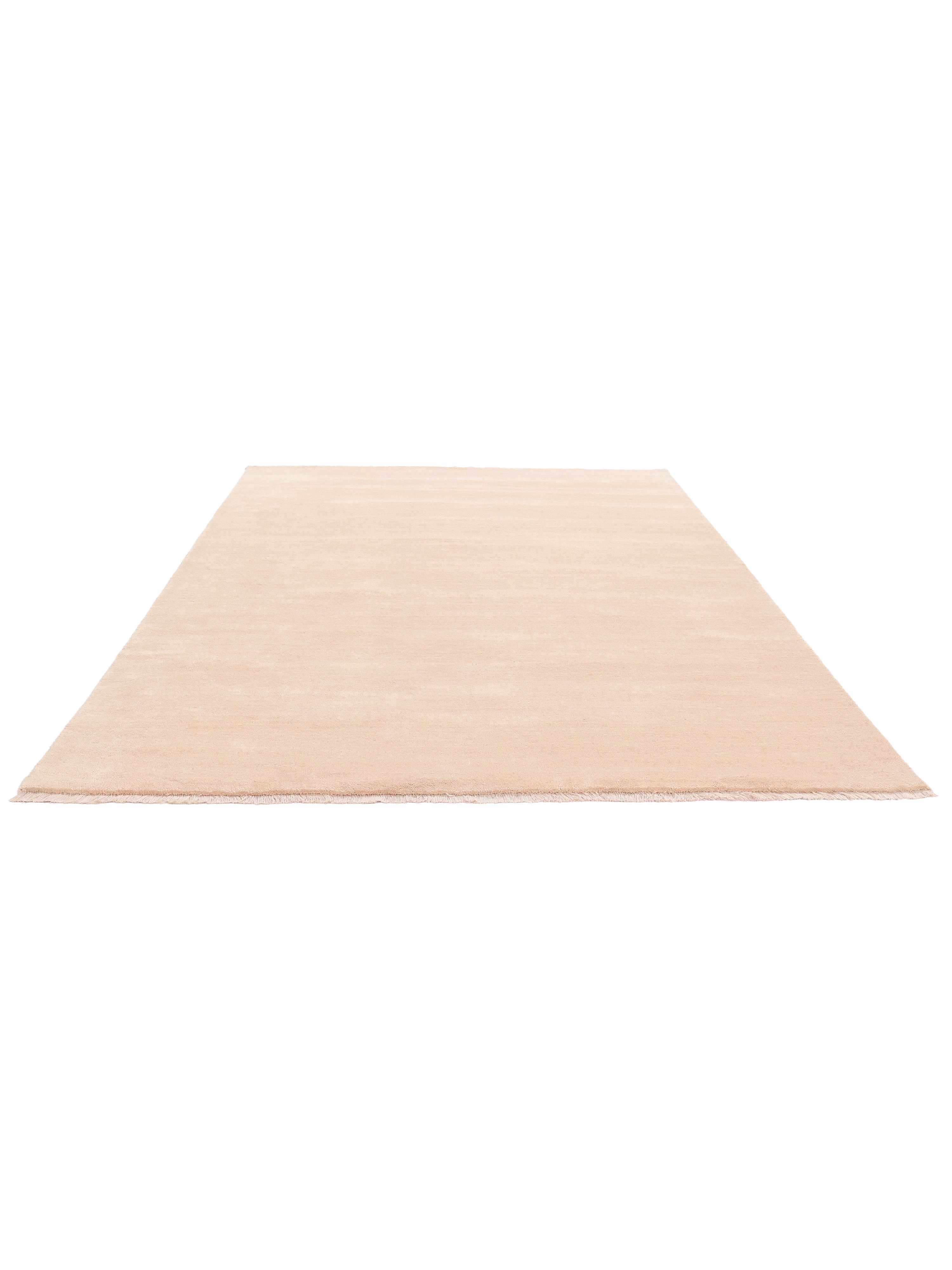 Rugvista premium - Handloom fringes - ライトピンク 200 x 300
