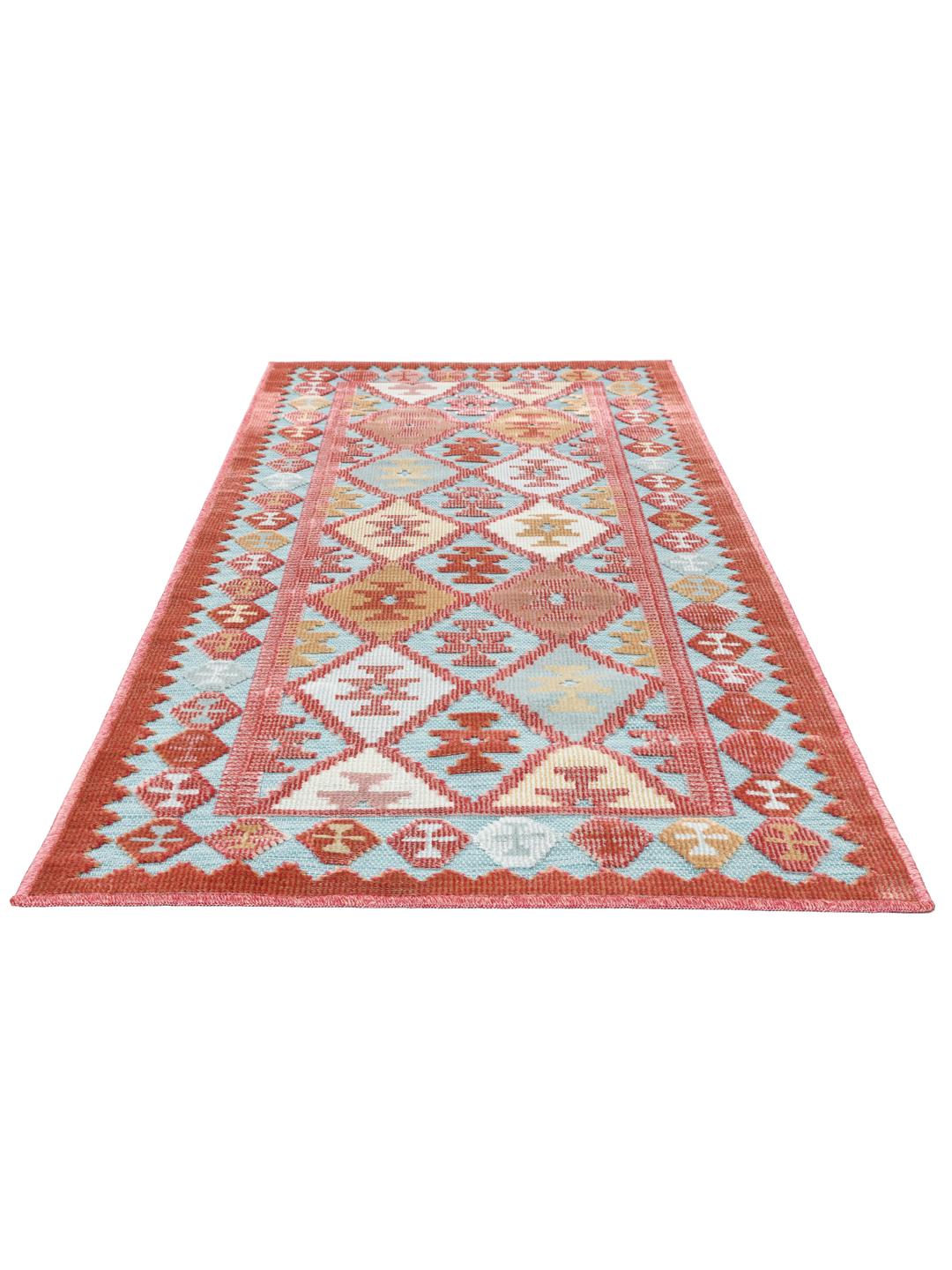 tapis de couloir turquoise