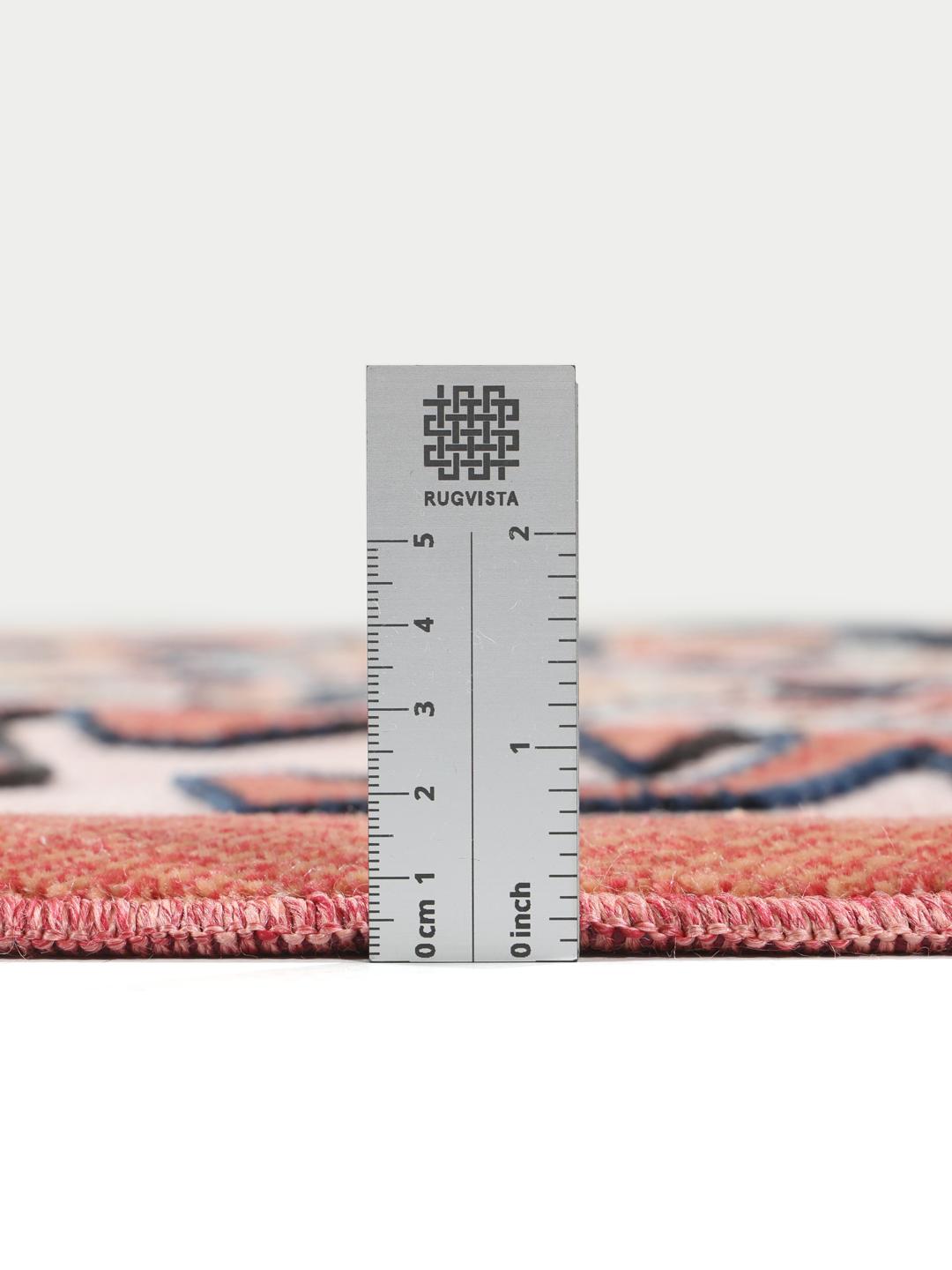 tapis rond rose