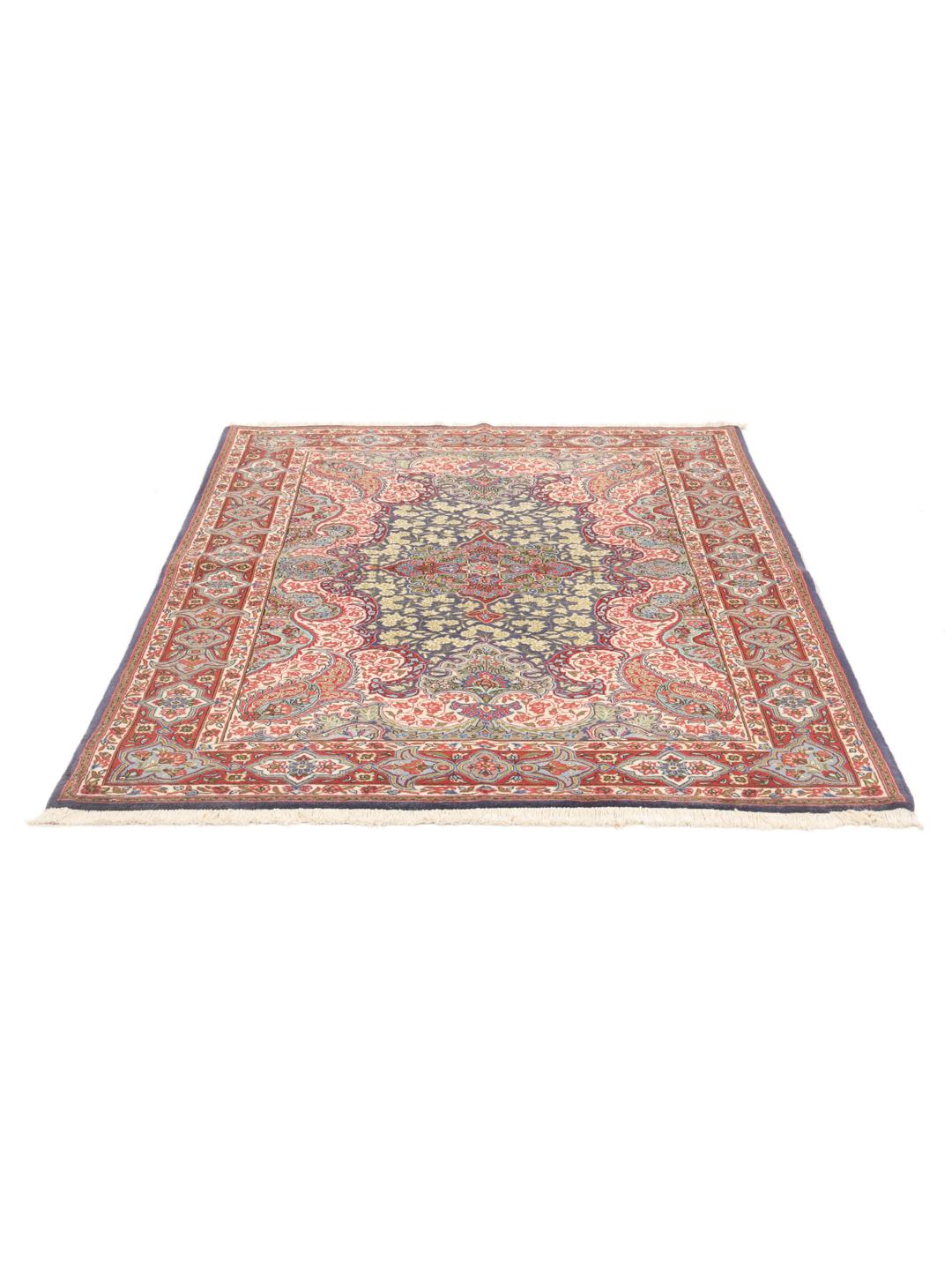 Hand-knotted Sarough rug from the Middle East in multicolor