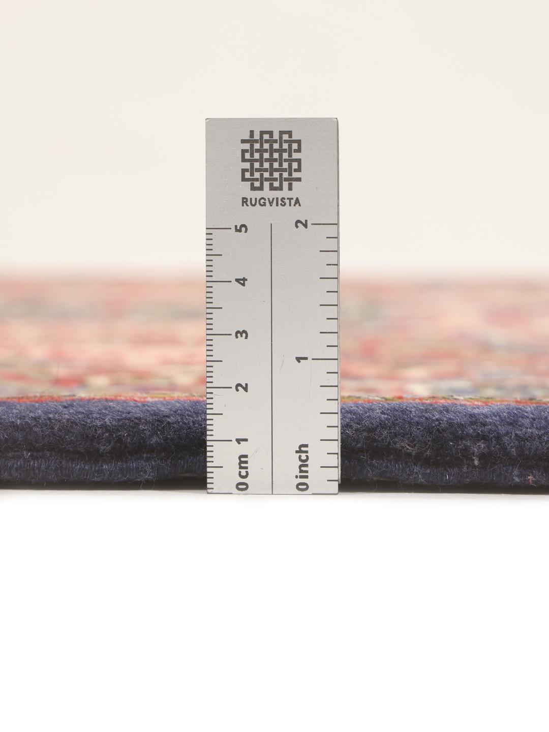 Hand-knotted Sarough rug from the Middle East in multicolor