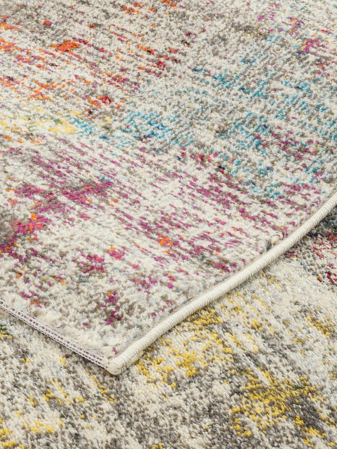 Multicolor tapijt met zachte pool