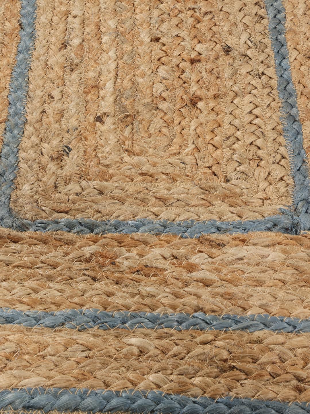 essential - Mia - Purper / Wit 140 x 200 cm Jute Vloerkleed