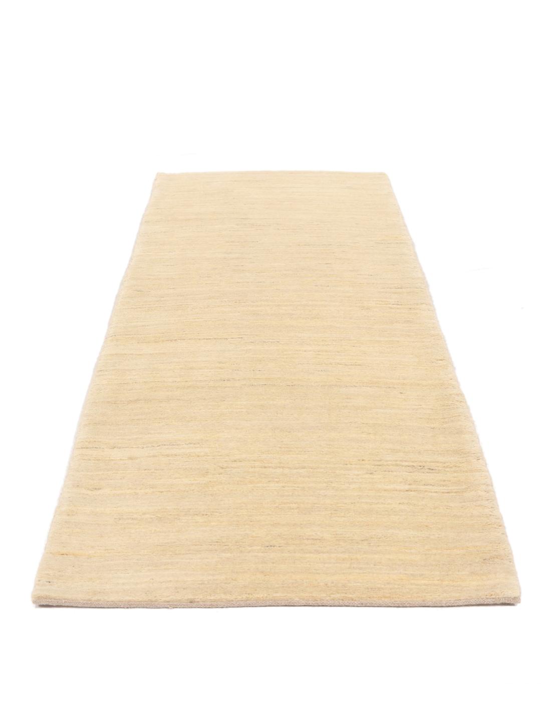 Håndknyttet beige løber fra Mellemøsten
