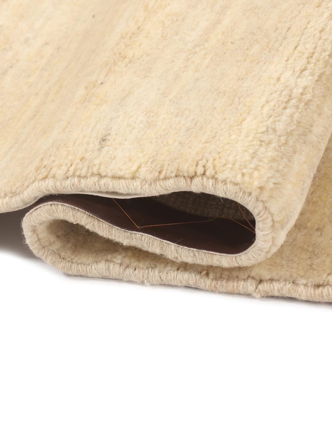 Håndknyttet beige løber fra Mellemøsten
