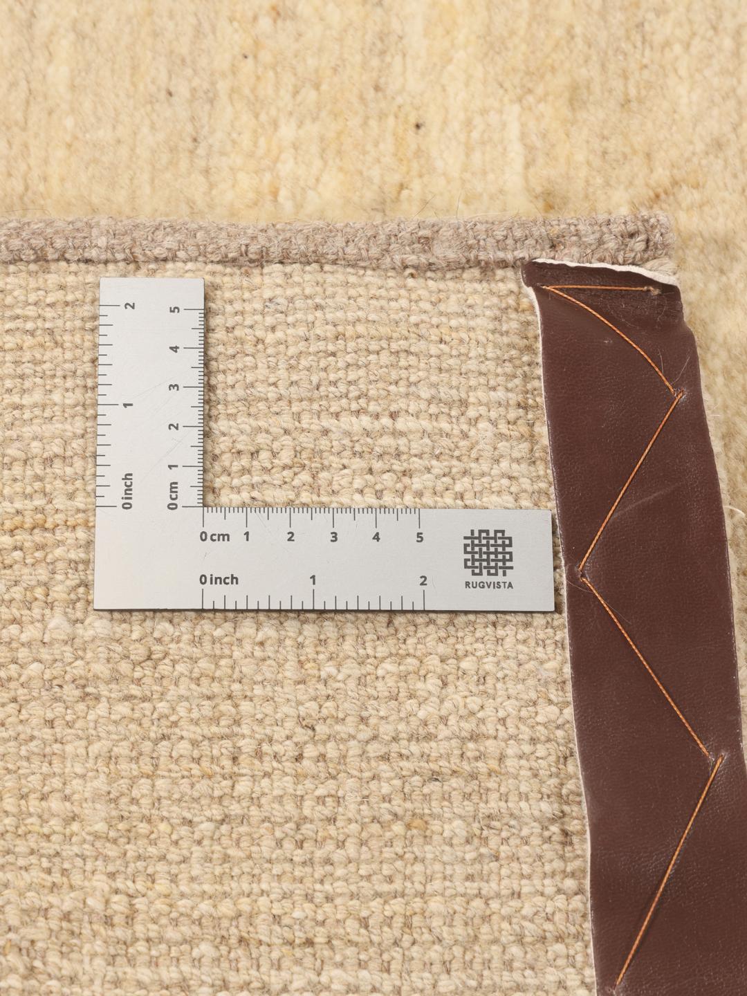 Håndknyttet beige løber fra Mellemøsten