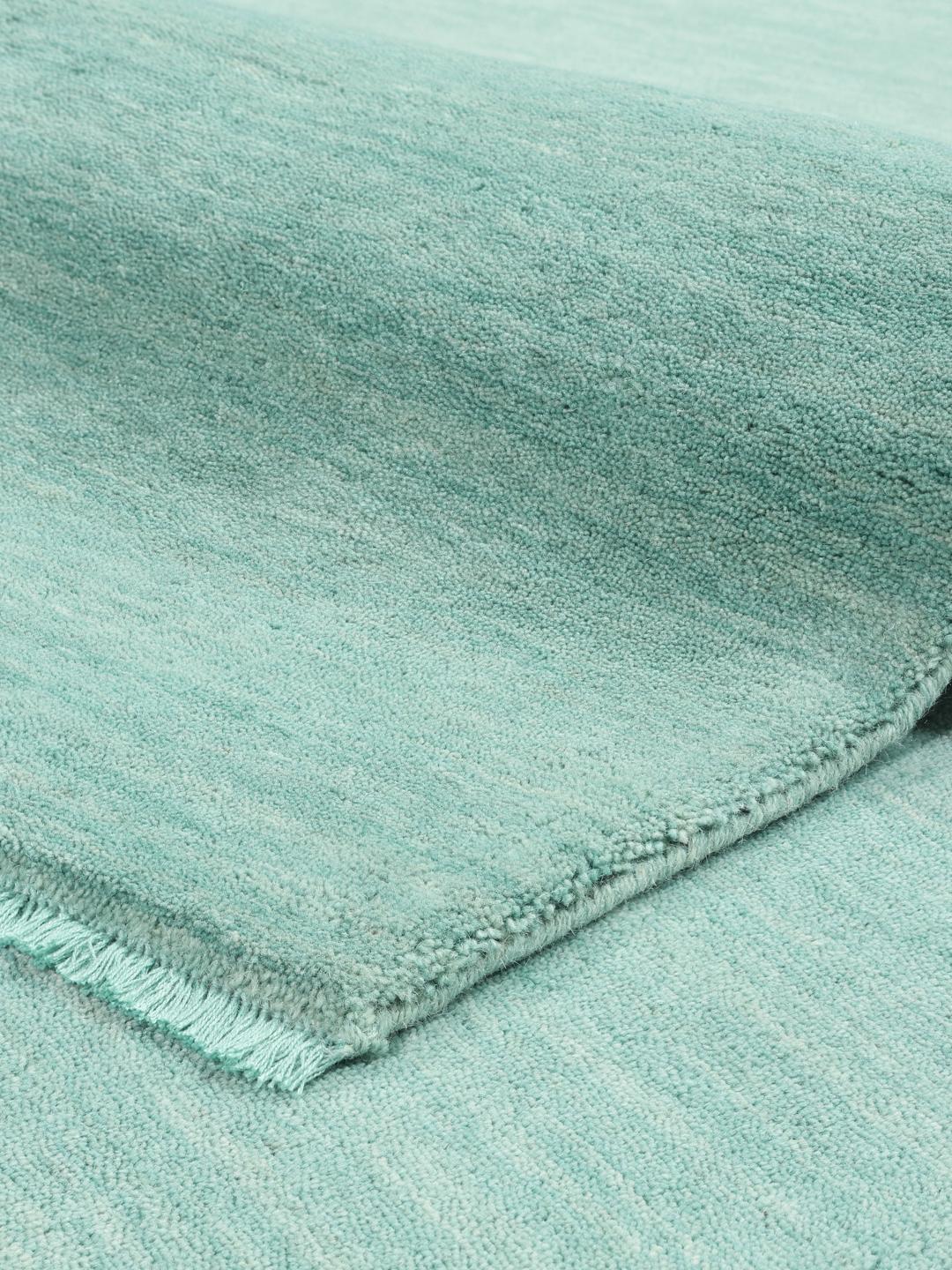 Handloom fringes - Turquesa - 200 x 300 cm