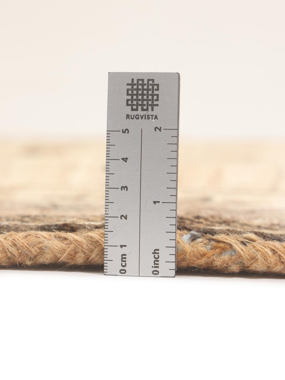 Hand-knotted Gabbeh Fine rug from the Middle East in beige tones