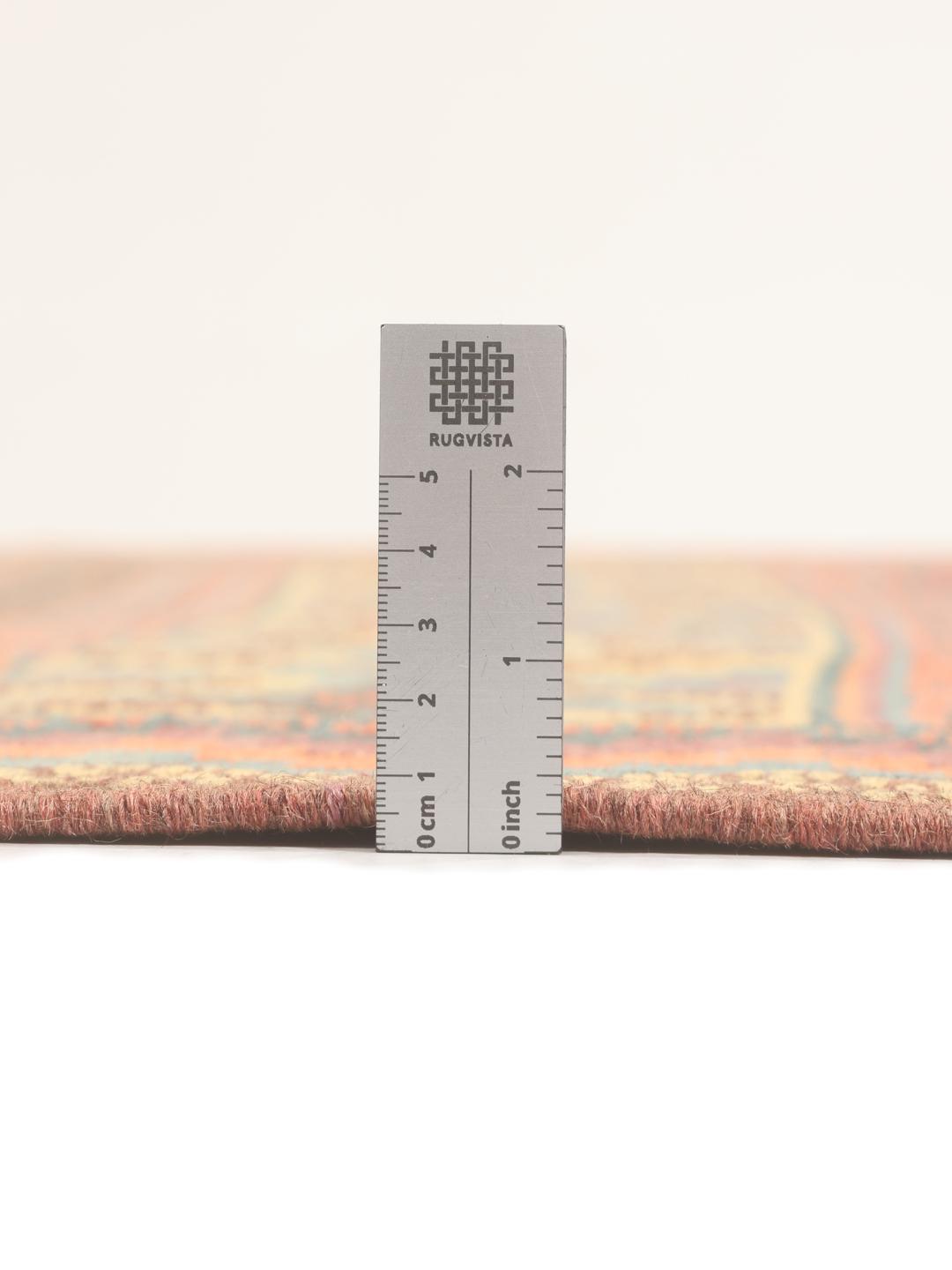 Håndvævet flerfarvet Kilim Sirdjan tæppe med geometriske mønstre fra Mellemøsten