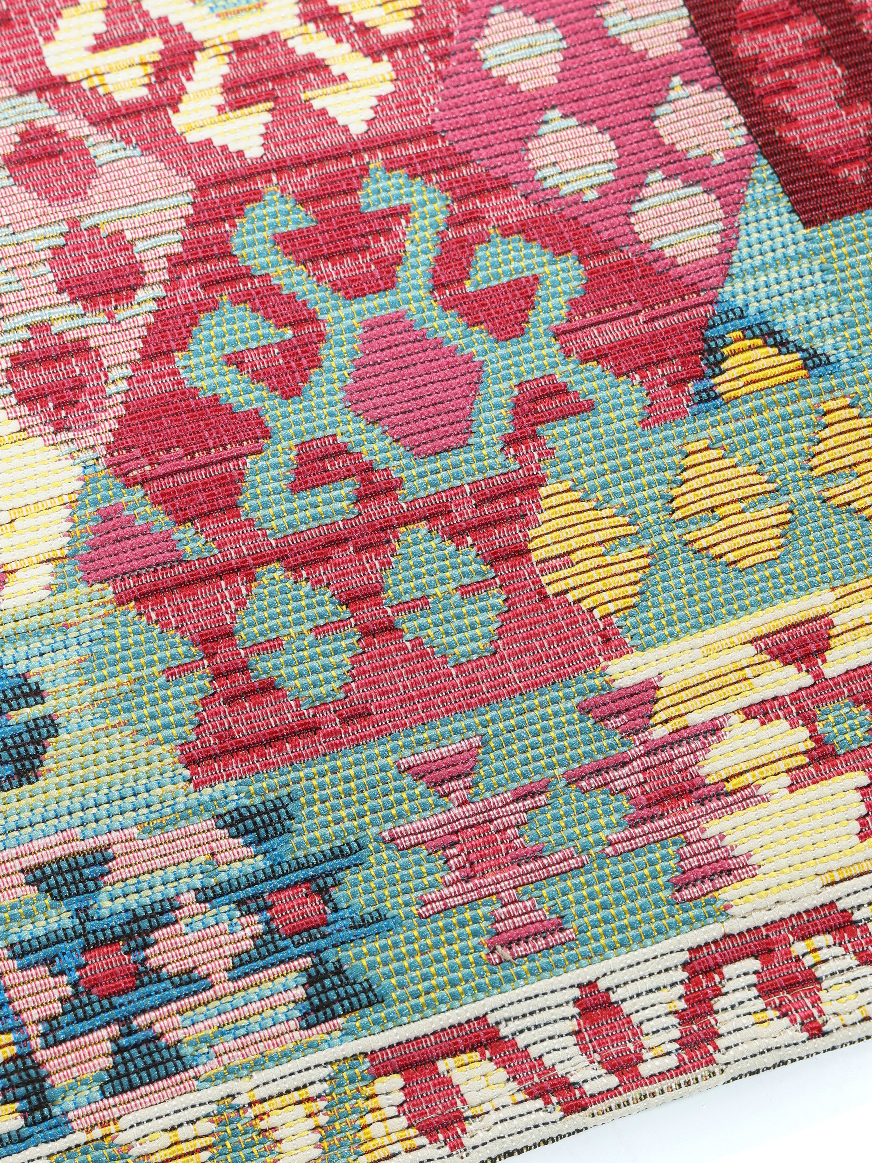 Essential - Saga Kilim - Turquoise / Multicolore 160 X 230 Cm Turquoise Multicolore Grand Tapis Rvd45943 - 11