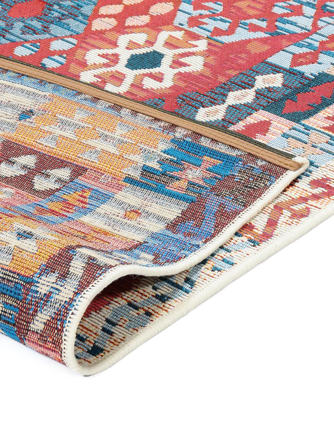Ruva Kilim - Albastru / Roşu - 140 x 200 cm