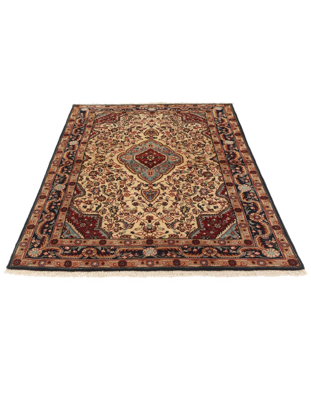 A hand-knotted Bidjar rug from the Middle East in multicolor wool.