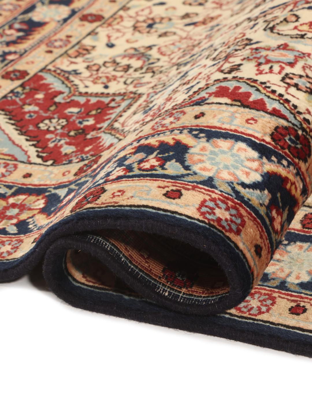 A hand-knotted Bidjar rug from the Middle East in multicolor wool.