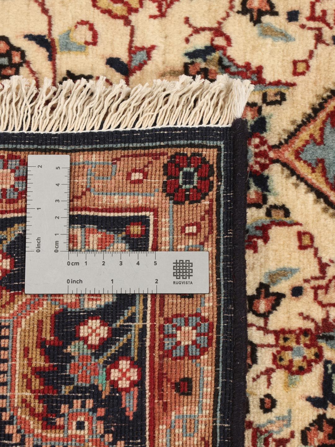 A hand-knotted Bidjar rug from the Middle East in multicolor wool.