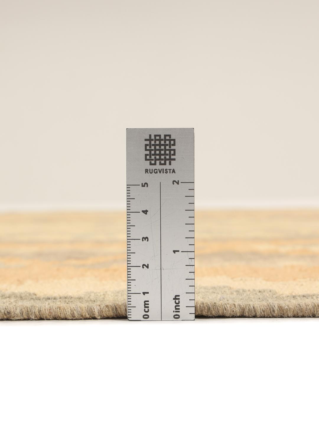 Tappeto Kilim Ghashghai tessuto a mano con motivi geometrici in beige e grigio