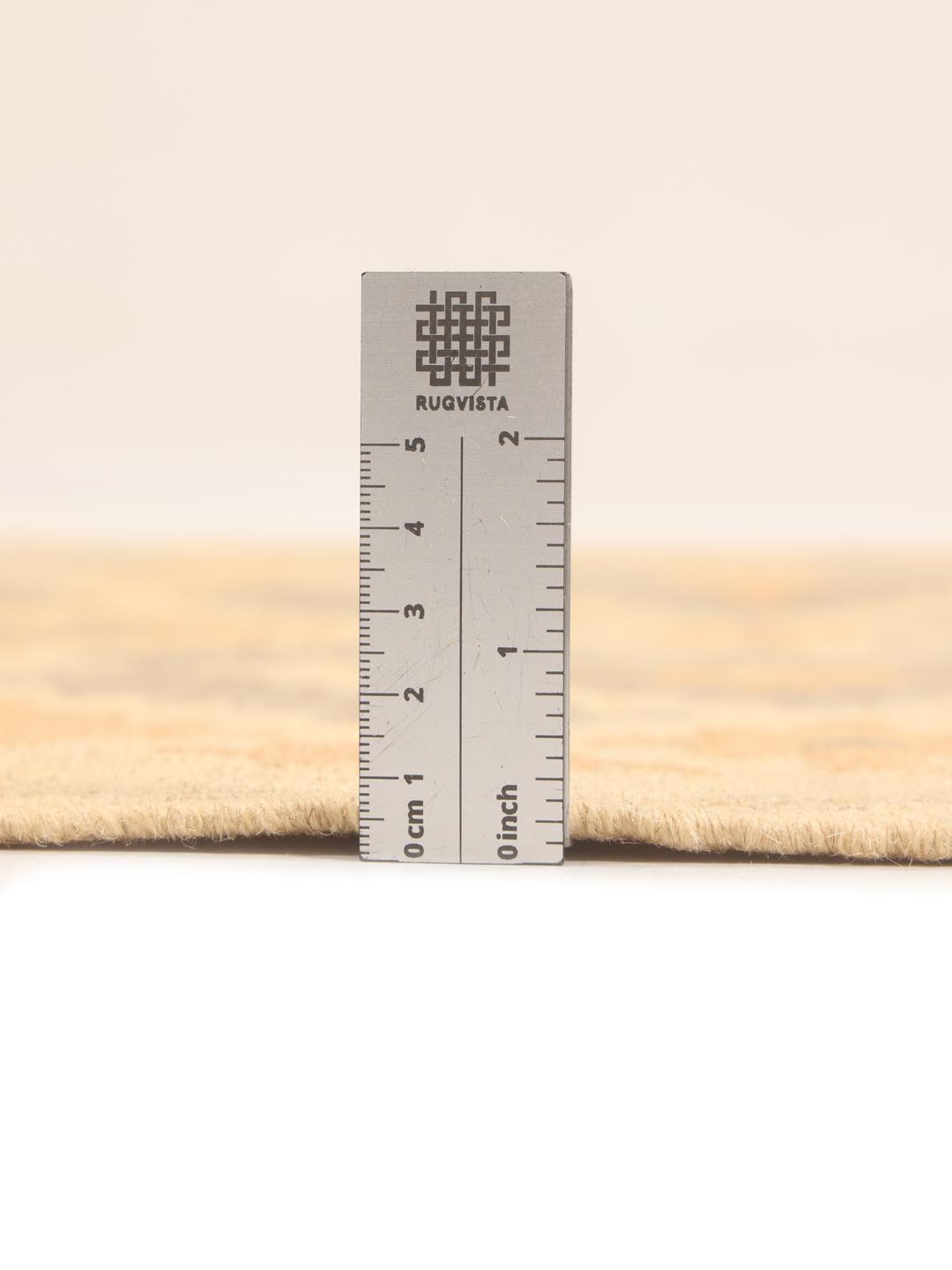 Håndvævet Kilim Ghashghai fra Mellemøsten med geometrisk mønster i beige og grå