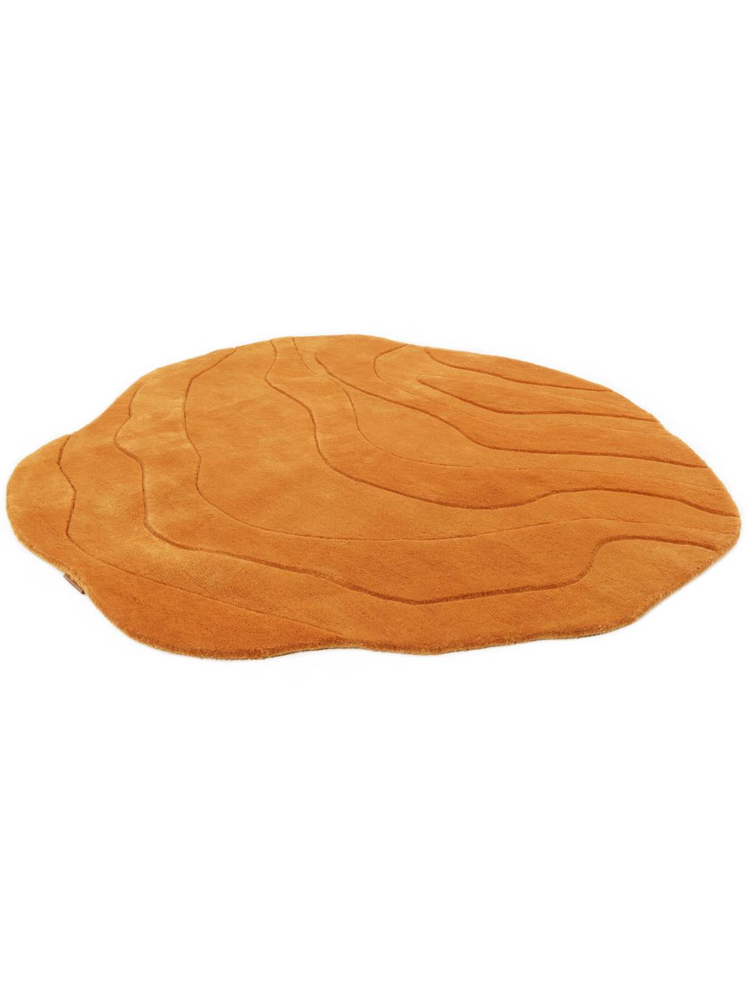 Oranje vloerkleed