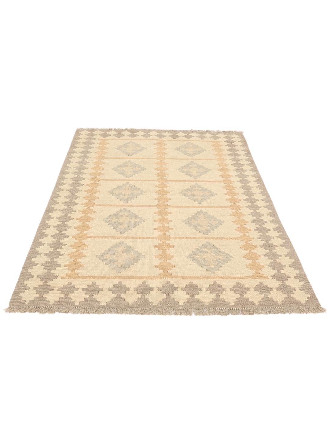 Chiaro Nomad Kilim - Beige / Arancione - 106 x 155 cm