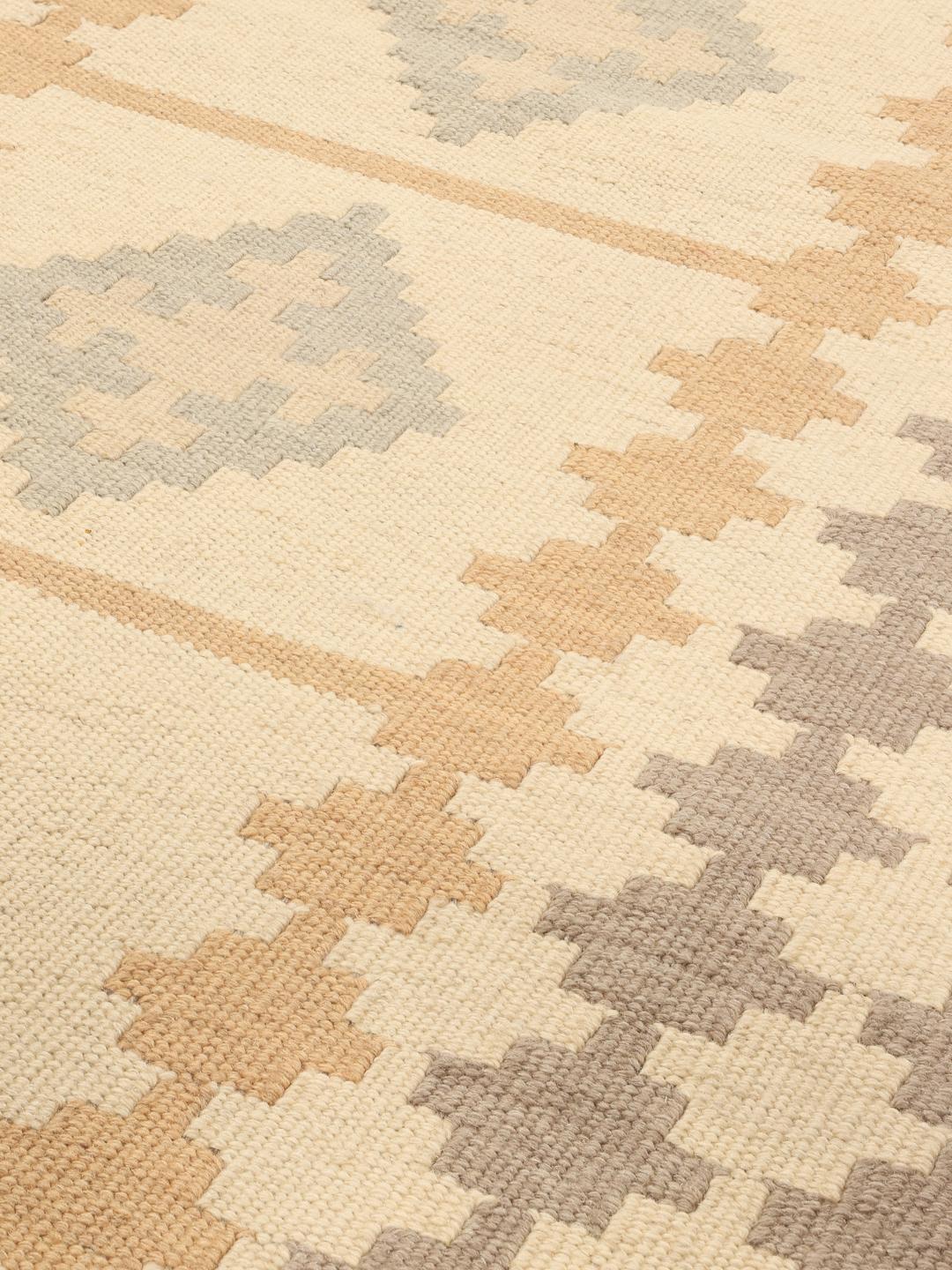 Chiaro Nomad Kilim - Beige / Arancione - 106 x 155 cm