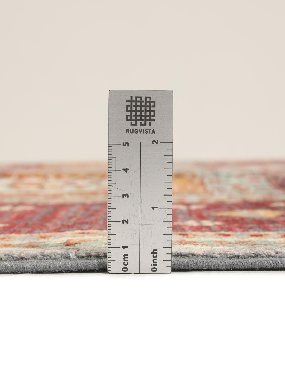 Handgeknoopt Mamluk-tapijt uit Afghanistan in multicolor tinten