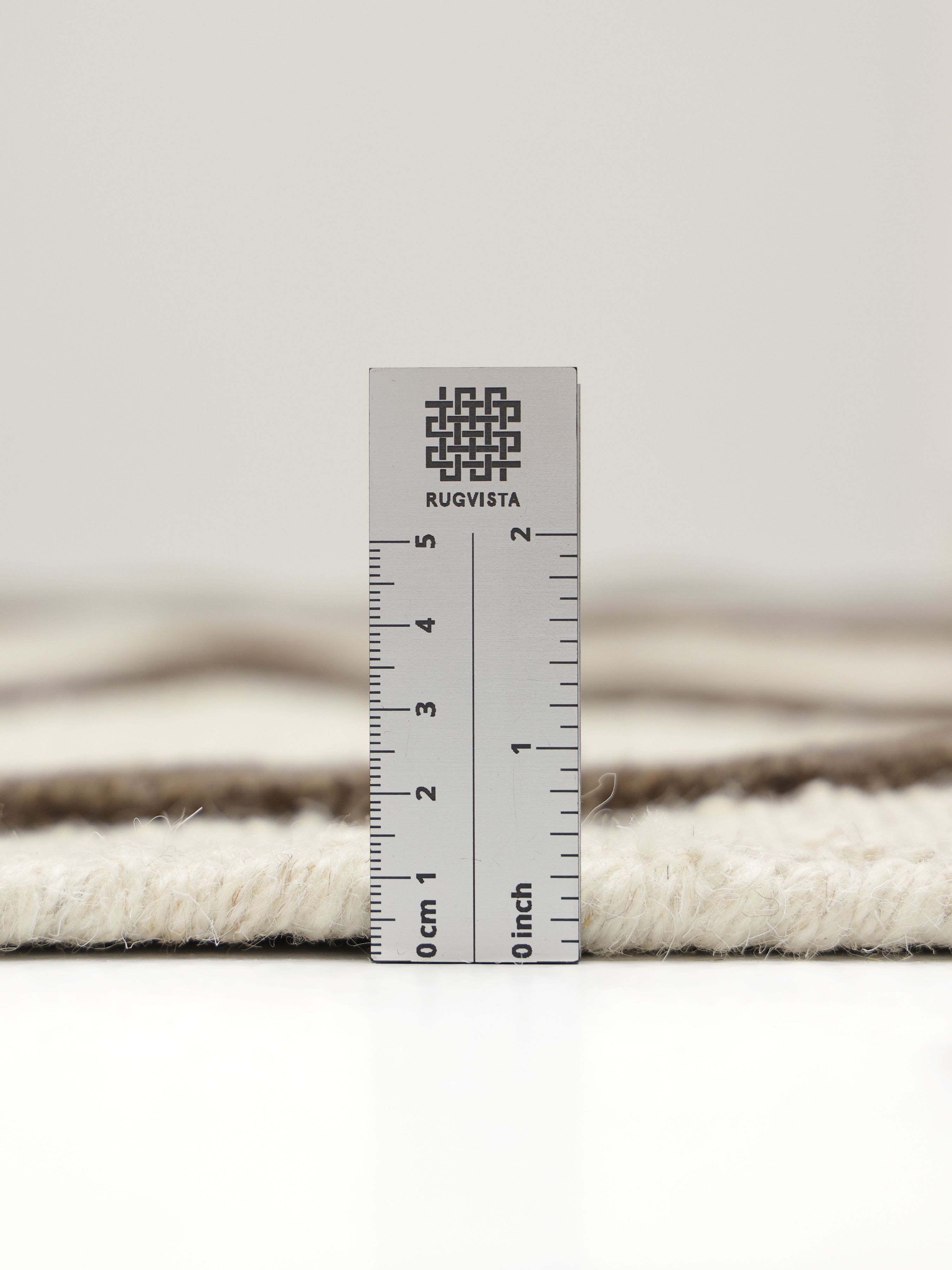 Rugvista core - Aura - アイボリーホワイト / 茶色 200 x 300 cm