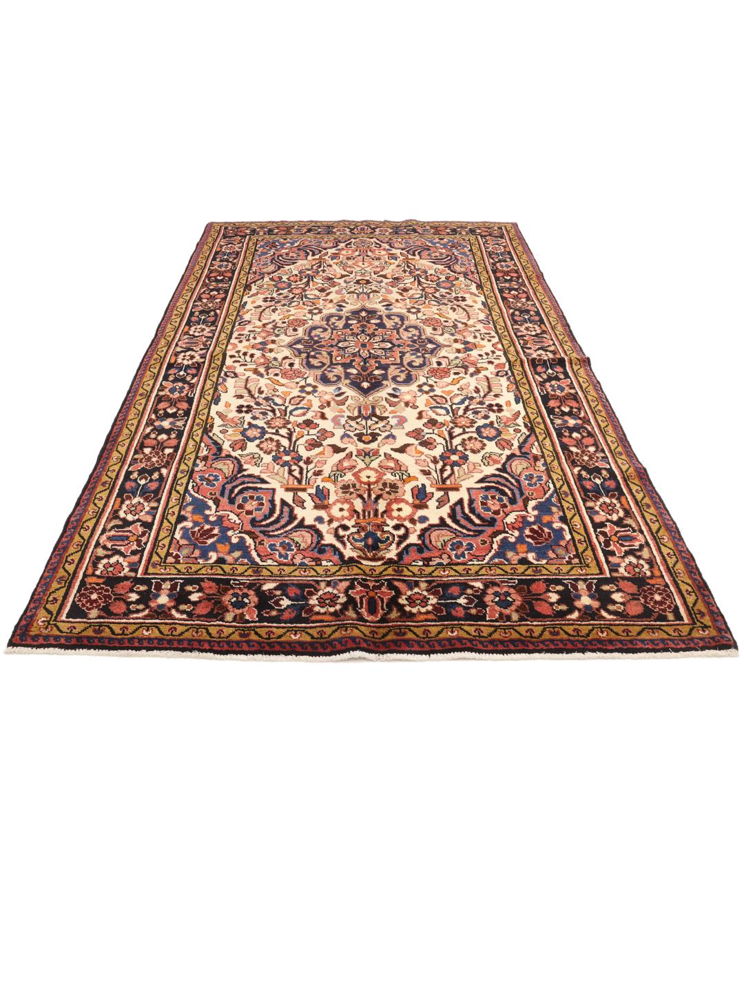 Tapis Lillian noué main du Moyen-Orient en multicolore