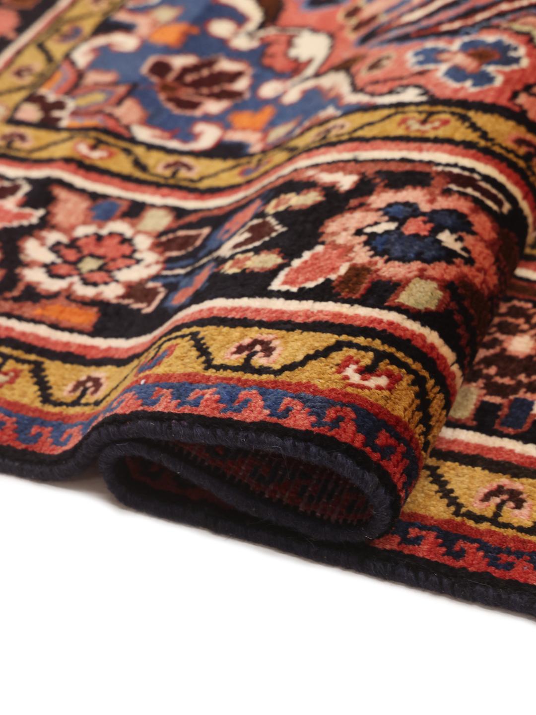 Tapis Lillian noué main du Moyen-Orient en multicolore